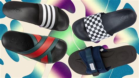 best desinger slides men's.